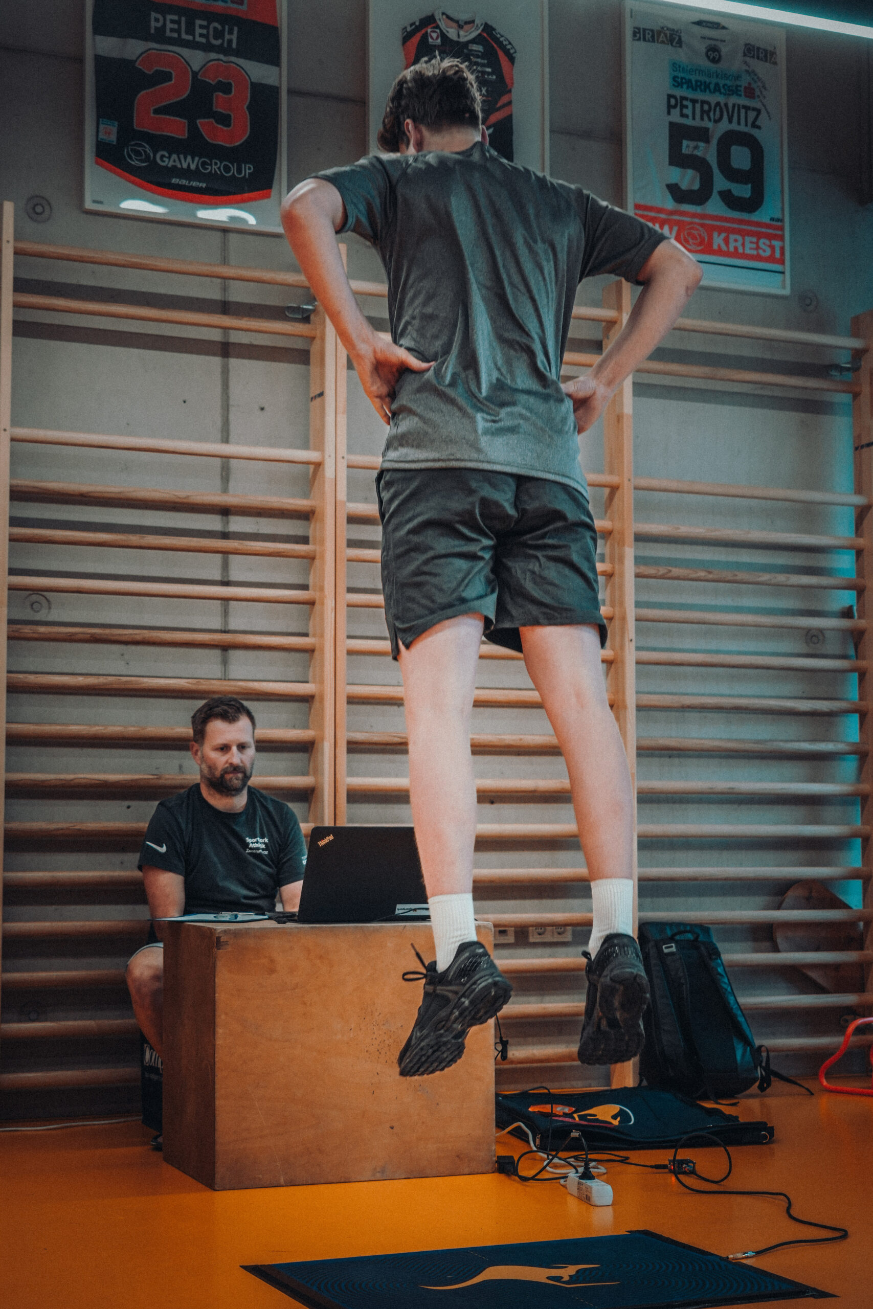 Sprungtest der Graz99ers